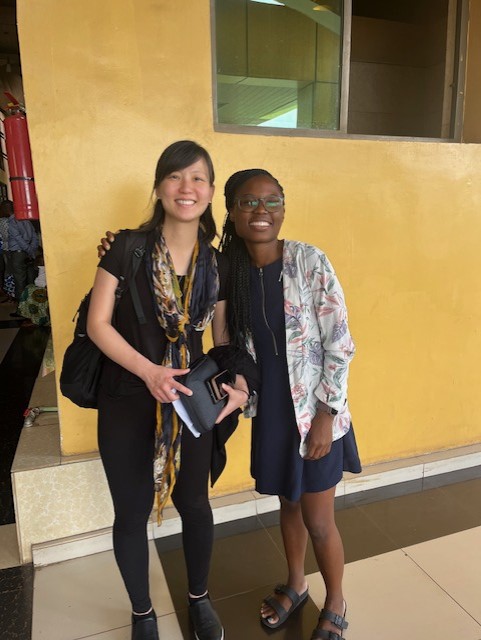 Mlambo and her mentor, Yihan Lin, attending a patient reunion hosted by NGO Team Heart for all patients who have received valve surgery since the early 2000s.