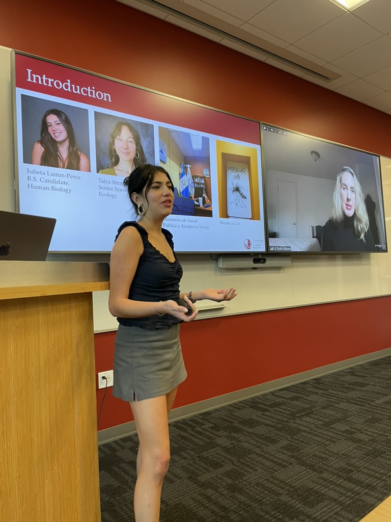 Students presented their research in the Science Writing Advancing Global and Planetary Health (SWAP) program.