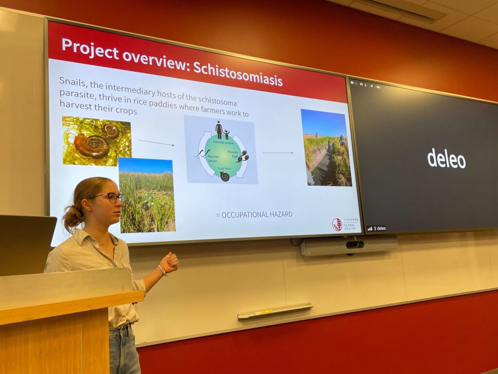 Students presented their research in the Science Writing Advancing Global and Planetary Health (SWAP) program.