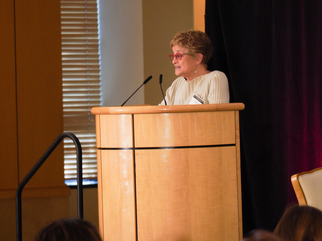 Michele Barry, MD, delivered opening and closing remarks at the Global and Planetary Health Research Convening.