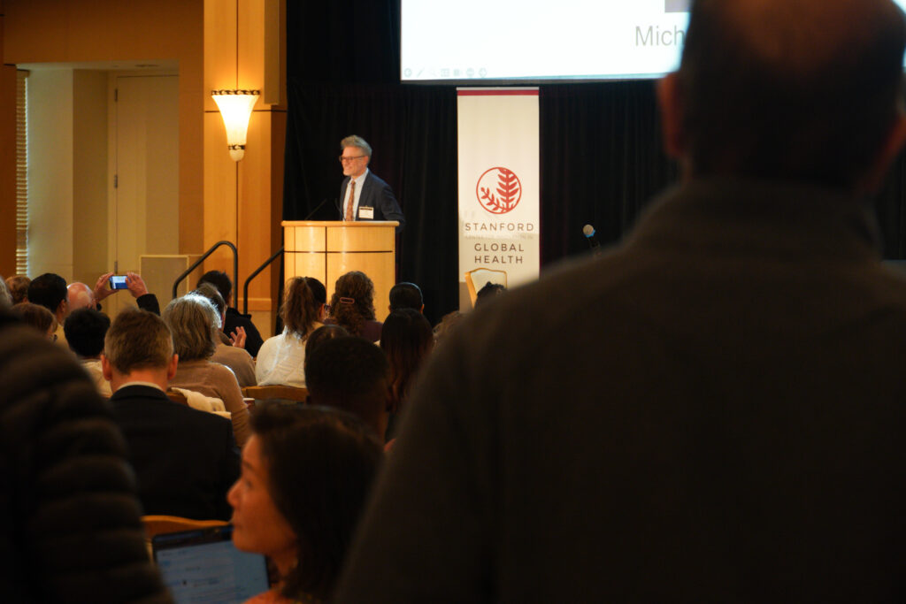 mike Reid, MD, presents 7 principles for reimagining global and planetary health during the 2026 Research Convening. Photo by Lour Drick Valsote