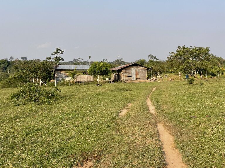 A home in the remote Madre de Dios region of Peru. Courtesy of Aly Singleton